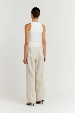 DISSH Boutiques CLOTHING JOSIE WHITE KNIT TOP