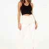DISSH Boutiques DEMI BLACK SCOOP NECK KNIT CROP TOP