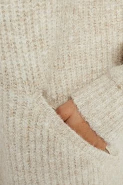 DISSH Boutiques SCOTT NATURAL OVERSIZED KNIT JUMPER SWEATERS