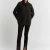 DISSH Boutiques BANKSIA BLACK OVERSIZED KNIT SWEATERS