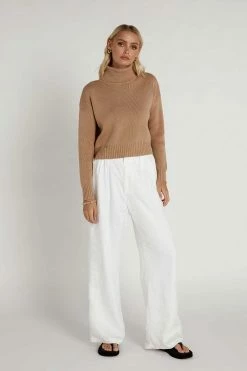 Budget โญ DISSH Boutiques SWEATERS NONI LATTE CROPPED RIB KNIT JUMPER ๐ 12 DISSH Boutiques SWEATERS NONI LATTE CROPPED RIB KNIT JUMPER