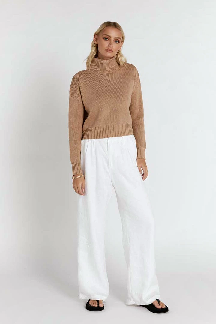 Budget โญ DISSH Boutiques SWEATERS NONI LATTE CROPPED RIB KNIT JUMPER ๐ 3 DISSH Boutiques SWEATERS NONI LATTE CROPPED RIB KNIT JUMPER