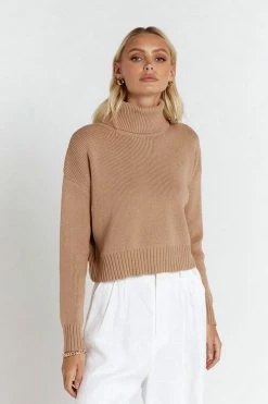 Budget โญ DISSH Boutiques SWEATERS NONI LATTE CROPPED RIB KNIT JUMPER ๐ 13 DISSH Boutiques SWEATERS NONI LATTE CROPPED RIB KNIT JUMPER