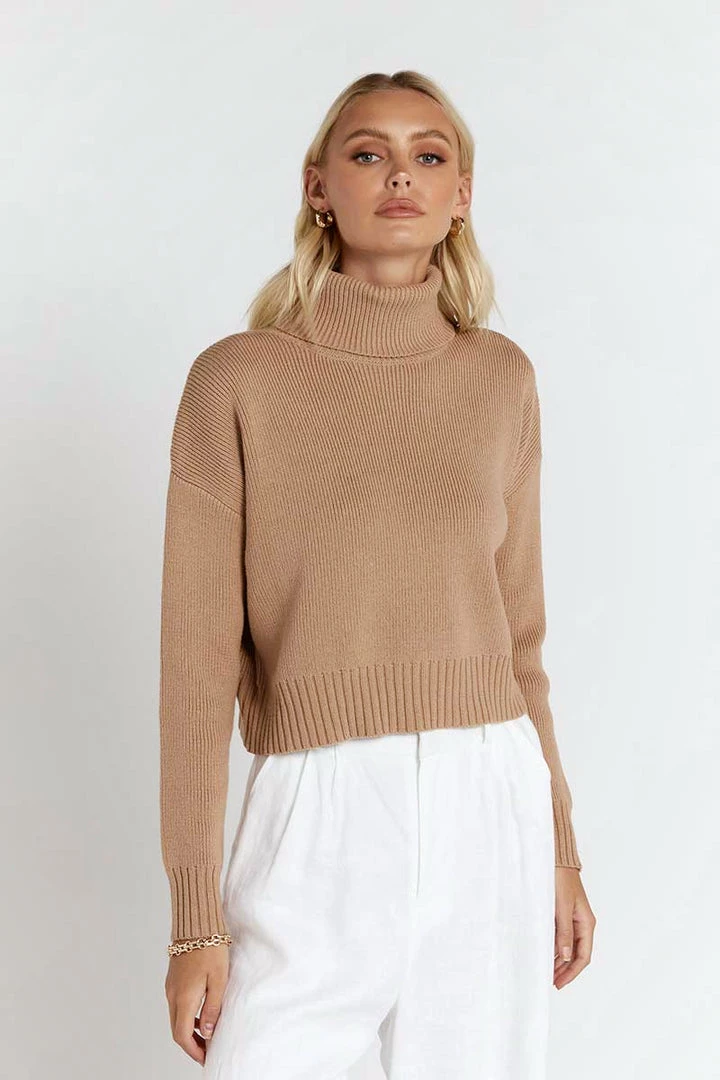 Budget โญ DISSH Boutiques SWEATERS NONI LATTE CROPPED RIB KNIT JUMPER ๐ 5 DISSH Boutiques SWEATERS NONI LATTE CROPPED RIB KNIT JUMPER