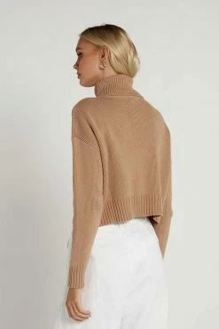 Budget โญ DISSH Boutiques SWEATERS NONI LATTE CROPPED RIB KNIT JUMPER ๐ 16 DISSH Boutiques SWEATERS NONI LATTE CROPPED RIB KNIT JUMPER