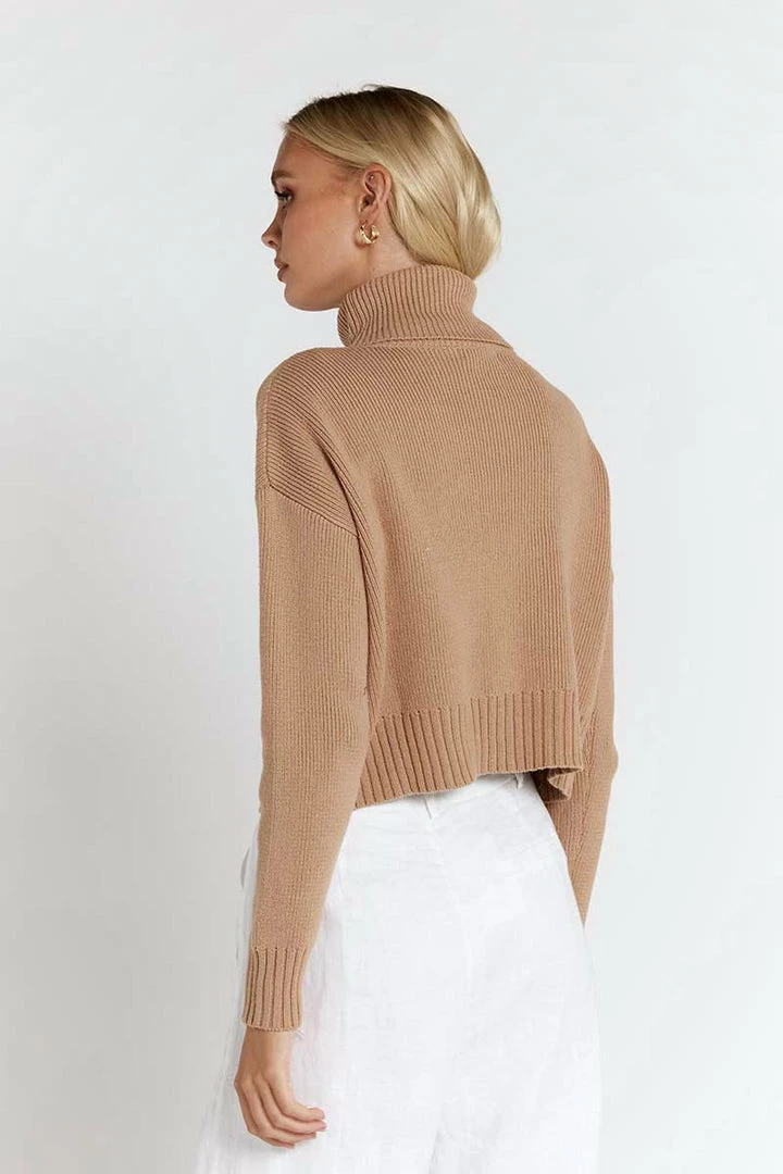 Budget โญ DISSH Boutiques SWEATERS NONI LATTE CROPPED RIB KNIT JUMPER ๐ 6 DISSH Boutiques SWEATERS NONI LATTE CROPPED RIB KNIT JUMPER
