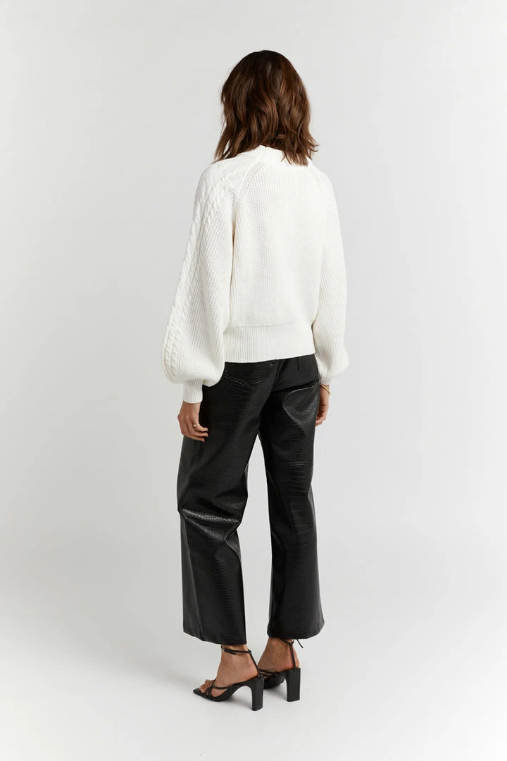 Buy 🤩 DISSH Boutiques SWEATERS DUTTON OFF WHITE CABLE KNIT JUMPER ❤️ 5 DISSH Boutiques SWEATERS DUTTON OFF WHITE CABLE KNIT JUMPER