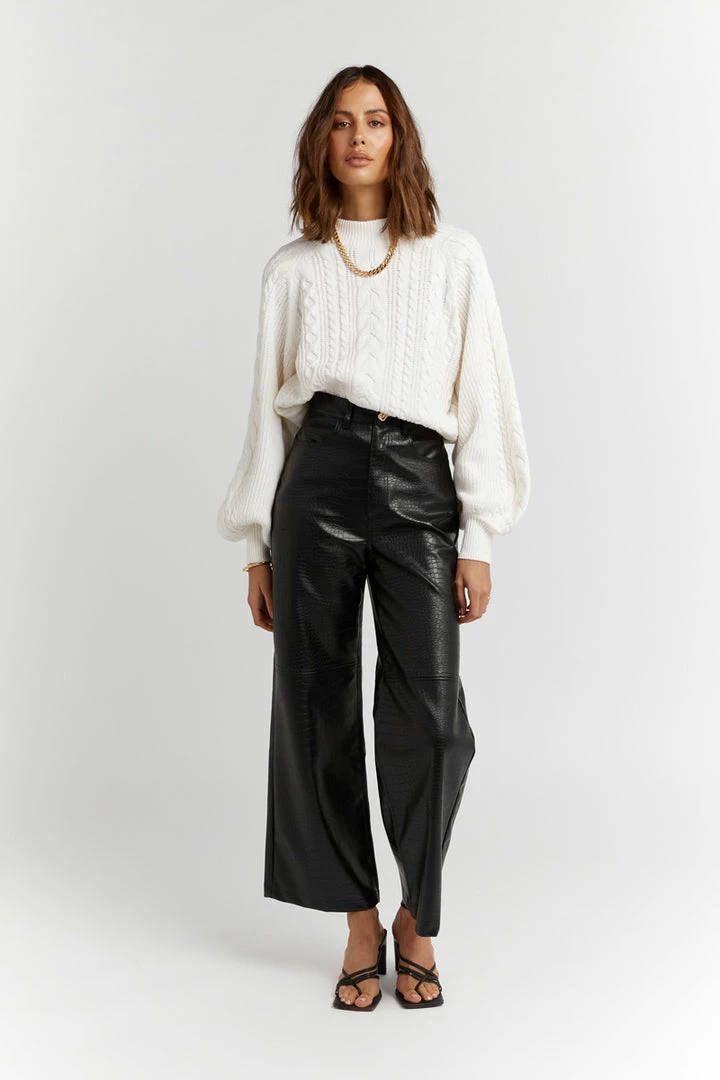 Buy 🤩 DISSH Boutiques SWEATERS DUTTON OFF WHITE CABLE KNIT JUMPER ❤️ 1 DISSH Boutiques SWEATERS DUTTON OFF WHITE CABLE KNIT JUMPER