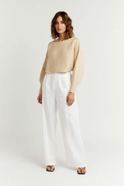 Hot Sale ๐ DISSH Boutiques SWEATERS NEALE OAT CROPPED KNIT JUMPER โญ 8 DISSH Boutiques SWEATERS NEALE OAT CROPPED KNIT JUMPER