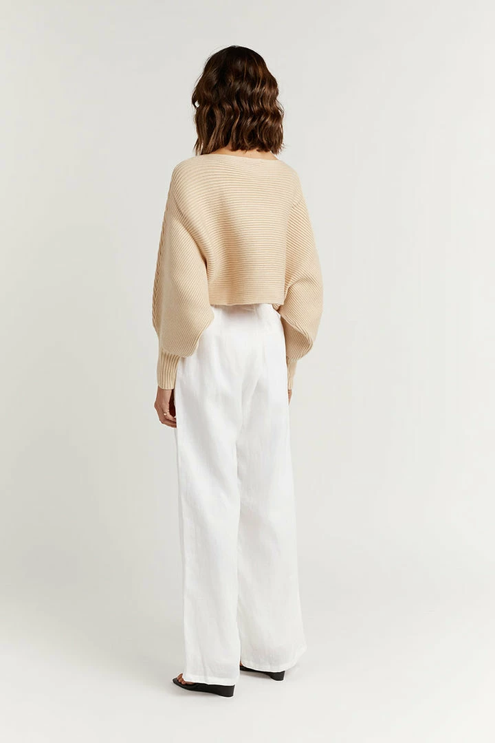 Hot Sale ๐ DISSH Boutiques SWEATERS NEALE OAT CROPPED KNIT JUMPER โญ 5 DISSH Boutiques SWEATERS NEALE OAT CROPPED KNIT JUMPER