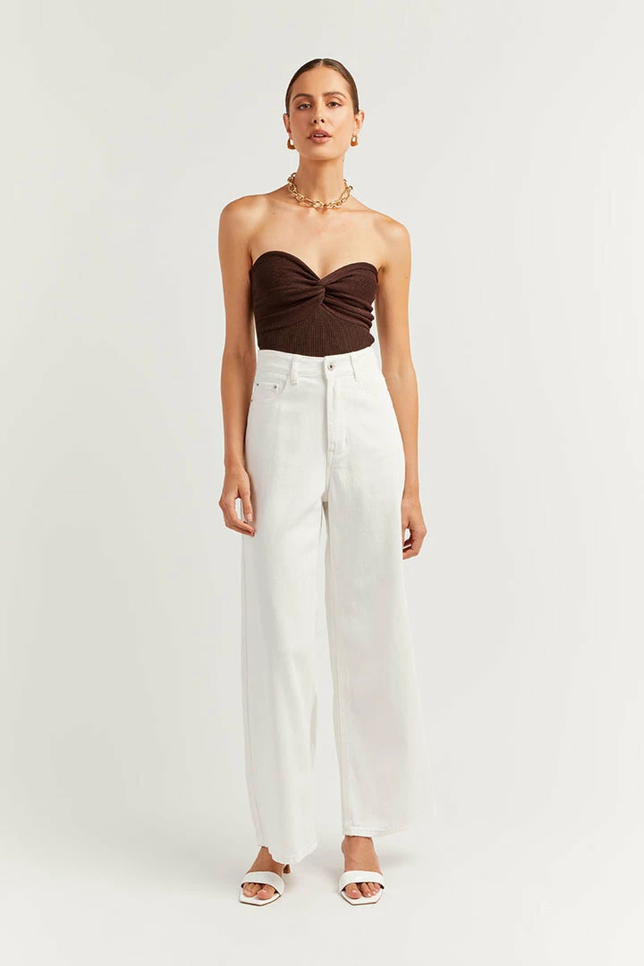 Hot Sale โ DISSH Boutiques ANIKA TWISTED DARK CHOC KNIT TOP ๐ 1 DISSH Boutiques ANIKA TWISTED DARK CHOC KNIT TOP