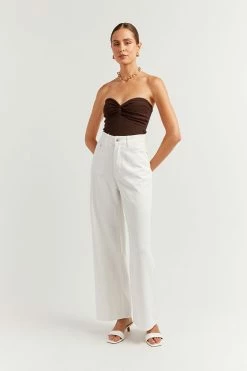 Hot Sale โ DISSH Boutiques ANIKA TWISTED DARK CHOC KNIT TOP ๐ 7 DISSH Boutiques ANIKA TWISTED DARK CHOC KNIT TOP