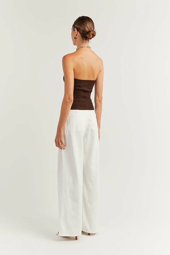 Hot Sale โ DISSH Boutiques ANIKA TWISTED DARK CHOC KNIT TOP ๐ 4 DISSH Boutiques ANIKA TWISTED DARK CHOC KNIT TOP