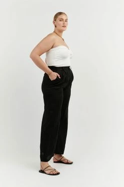 DISSH Boutiques CLOTHING ANIKA TWISTED OFF WHITE KNIT TOP