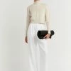 DISSH Boutiques BLAKELY NATURAL CROPPED RIB KNIT SWEATERS