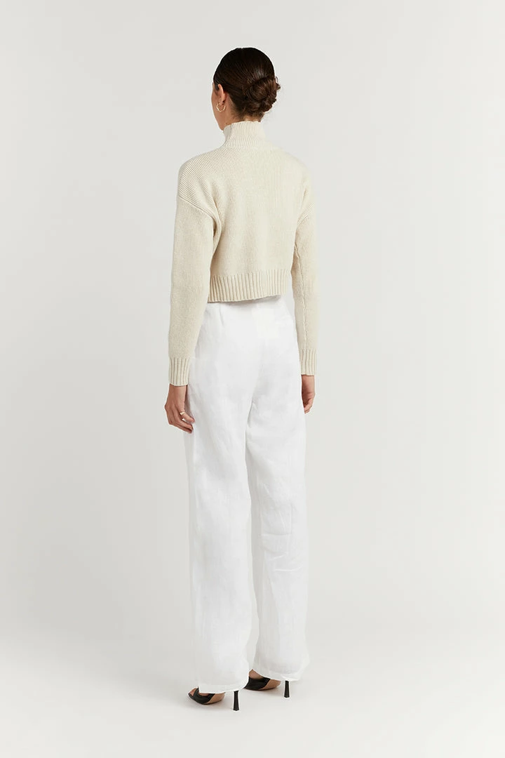 Best Sale โญ DISSH Boutiques BLAKELY NATURAL CROPPED RIB KNIT SWEATERS ๐ 5 DISSH Boutiques BLAKELY NATURAL CROPPED RIB KNIT SWEATERS