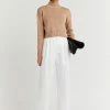 DISSH Boutiques SWEATERS BLAKELY LATTE CROPPED RIB KNIT