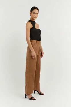 DISSH Boutiques ADALYN BLACK ASYM KNIT TOP