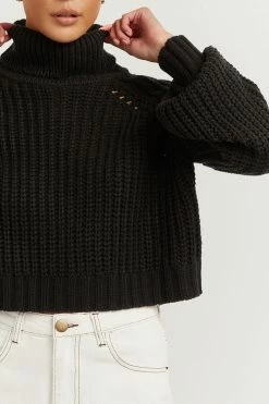 Coupon ๐ฅ DISSH Boutiques CHLOE BLACK CHUNKY KNIT JUMPER SWEATERS ๐ 13 DISSH Boutiques CHLOE BLACK CHUNKY KNIT JUMPER SWEATERS