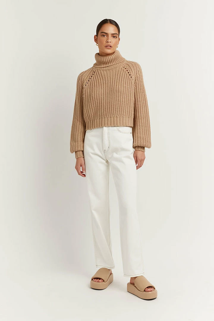 Promo β€οΈ DISSH Boutiques CHLOE MOCHA CHUNKY KNIT JUMPER SWEATERS π 2 DISSH Boutiques CHLOE MOCHA CHUNKY KNIT JUMPER SWEATERS