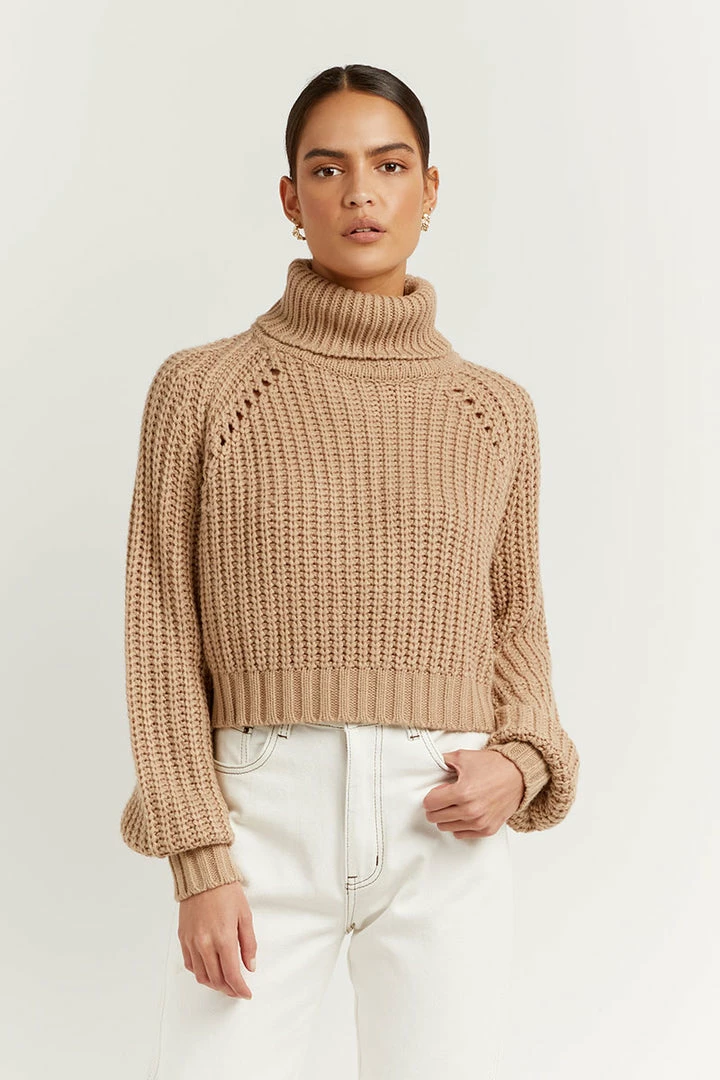 Promo β€οΈ DISSH Boutiques CHLOE MOCHA CHUNKY KNIT JUMPER SWEATERS π 3 DISSH Boutiques CHLOE MOCHA CHUNKY KNIT JUMPER SWEATERS