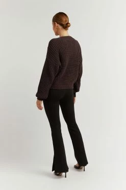 Buy โจ DISSH Boutiques HADLEY DARK CHOC CABLE KNIT JUMPER ๐ 11 DISSH Boutiques HADLEY DARK CHOC CABLE KNIT JUMPER