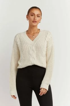 Top 10 🧨 DISSH Boutiques CLOTHING HADLEY STONE CABLE KNIT JUMPER ❤️ 20 DISSH Boutiques CLOTHING HADLEY STONE CABLE KNIT JUMPER