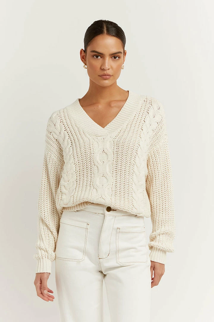 Top 10 🧨 DISSH Boutiques CLOTHING HADLEY STONE CABLE KNIT JUMPER ❤️ 3 DISSH Boutiques CLOTHING HADLEY STONE CABLE KNIT JUMPER