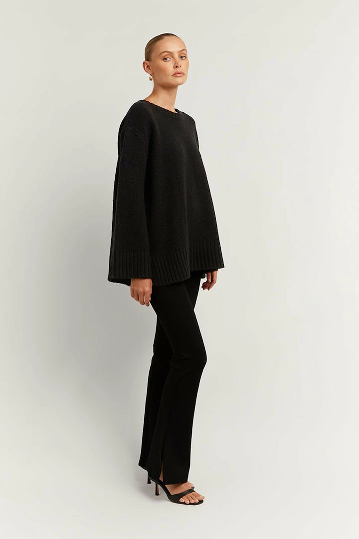 Wholesale ๐ DISSH Boutiques EURO BLACK WOOL OVERSIZED JUMPER TOPS ๐ 4 DISSH Boutiques EURO BLACK WOOL OVERSIZED JUMPER TOPS