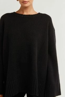Wholesale ๐ DISSH Boutiques EURO BLACK WOOL OVERSIZED JUMPER TOPS ๐ 11 DISSH Boutiques EURO BLACK WOOL OVERSIZED JUMPER TOPS