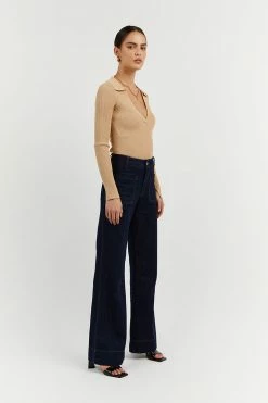 Cheap ๐ DISSH Boutiques FENTON WHEAT COLLARED SLEEVED TOP CLOTHING ๐ 6 DISSH Boutiques FENTON WHEAT COLLARED SLEEVED TOP CLOTHING