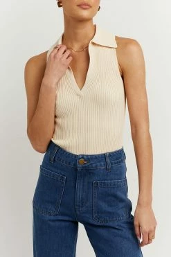 Buy โญ DISSH Boutiques FENTON BUTTER COLLARED KNIT TOP CLOTHING ๐ฅฐ 11 DISSH Boutiques FENTON BUTTER COLLARED KNIT TOP CLOTHING