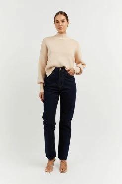 DISSH Boutiques EDNA BEIGE KNIT JUMPER