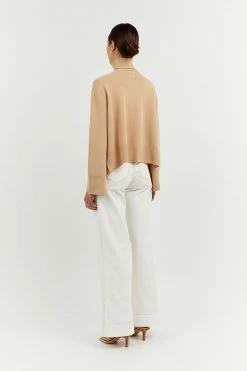 DISSH Boutiques ERIC WARM WHEAT ROLL NECK JUMPER