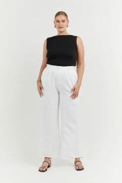 DISSH Boutiques ARIA BLACK KNIT TANK CLOTHING