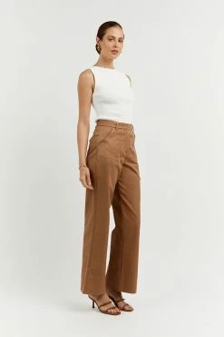 DISSH Boutiques ARIA OFF WHITE KNIT TANK