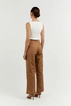 DISSH Boutiques ARIA OFF WHITE KNIT TANK