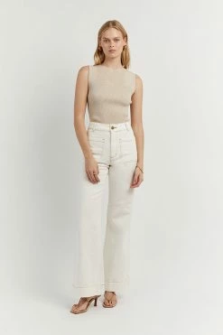 DISSH Boutiques CLOTHING ARIA STONE KNIT TANK