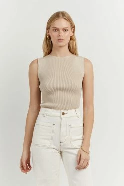 DISSH Boutiques CLOTHING ARIA STONE KNIT TANK