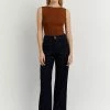DISSH Boutiques ARIA TAN KNIT TANK