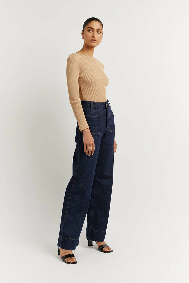 Budget ๐ฏ DISSH Boutiques ARIA WARM WHEAT KNIT SLEEVED TOP CLOTHING ๐ 3 DISSH Boutiques ARIA WARM WHEAT KNIT SLEEVED TOP CLOTHING