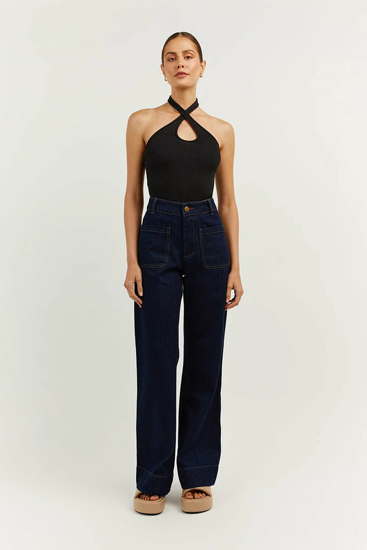 Top 10 โ๏ธ DISSH Boutiques CLOTHING TONI BLACK HALTER KNIT TANK ๐ 1 DISSH Boutiques CLOTHING TONI BLACK HALTER KNIT TANK