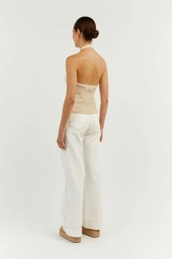 DISSH Boutiques TONI BUTTER HALTER KNIT TANK CLOTHING