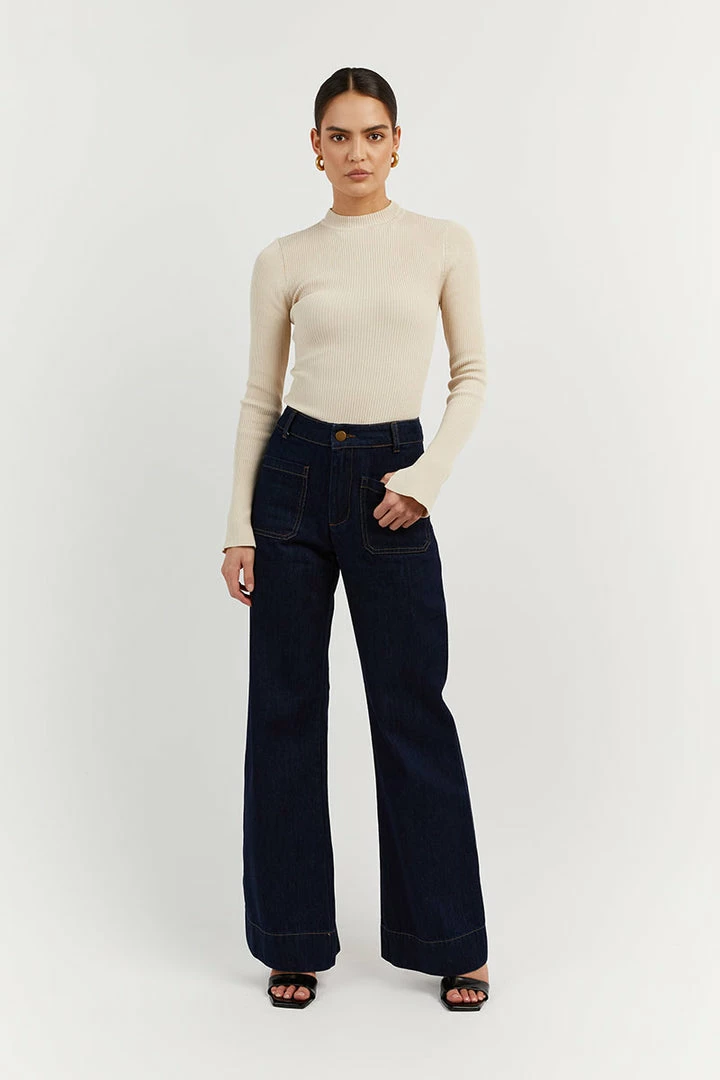 Discount ❤️ DISSH Boutiques DONNA STONE SLEEVED KNIT TOP ⌛ 6 DISSH Boutiques DONNA STONE SLEEVED KNIT TOP