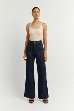 DISSH Boutiques CLOTHING LEE STONE KNIT SCOOP TANK