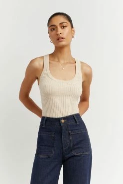 DISSH Boutiques CLOTHING LEE STONE KNIT SCOOP TANK