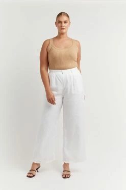 DISSH Boutiques CLOTHING LEE WHEAT KNIT SCOOP TANK