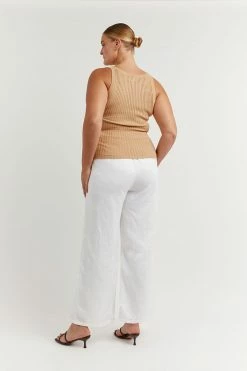 DISSH Boutiques CLOTHING LEE WHEAT KNIT SCOOP TANK