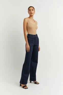 DISSH Boutiques CLOTHING LEE WHEAT KNIT SCOOP TANK