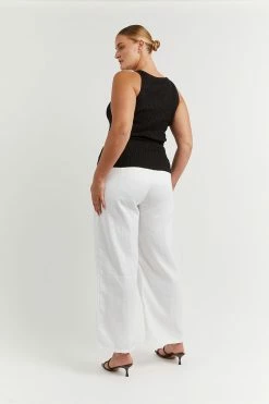 DISSH Boutiques OSCAR BLACK HIGH NECK TOP